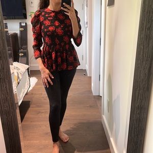Zara Floral Top